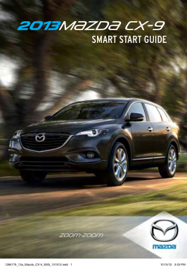 2013 Mazda CX9 Smart Start Guide